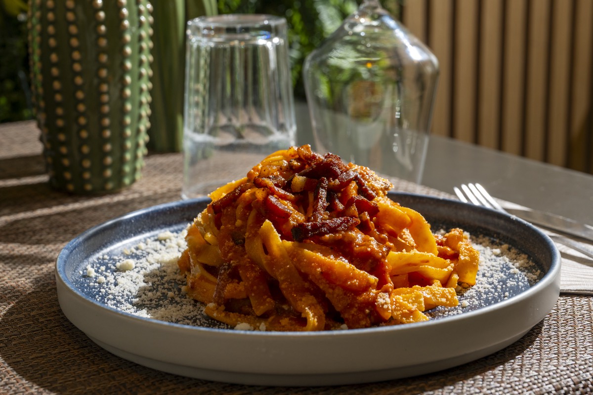 Amatriciana fettuccine